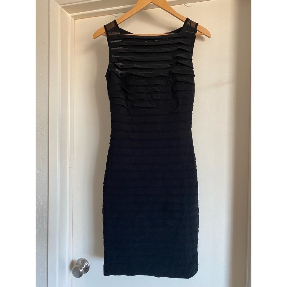 Adrianna Papell little black dress, worn once, size 4.
